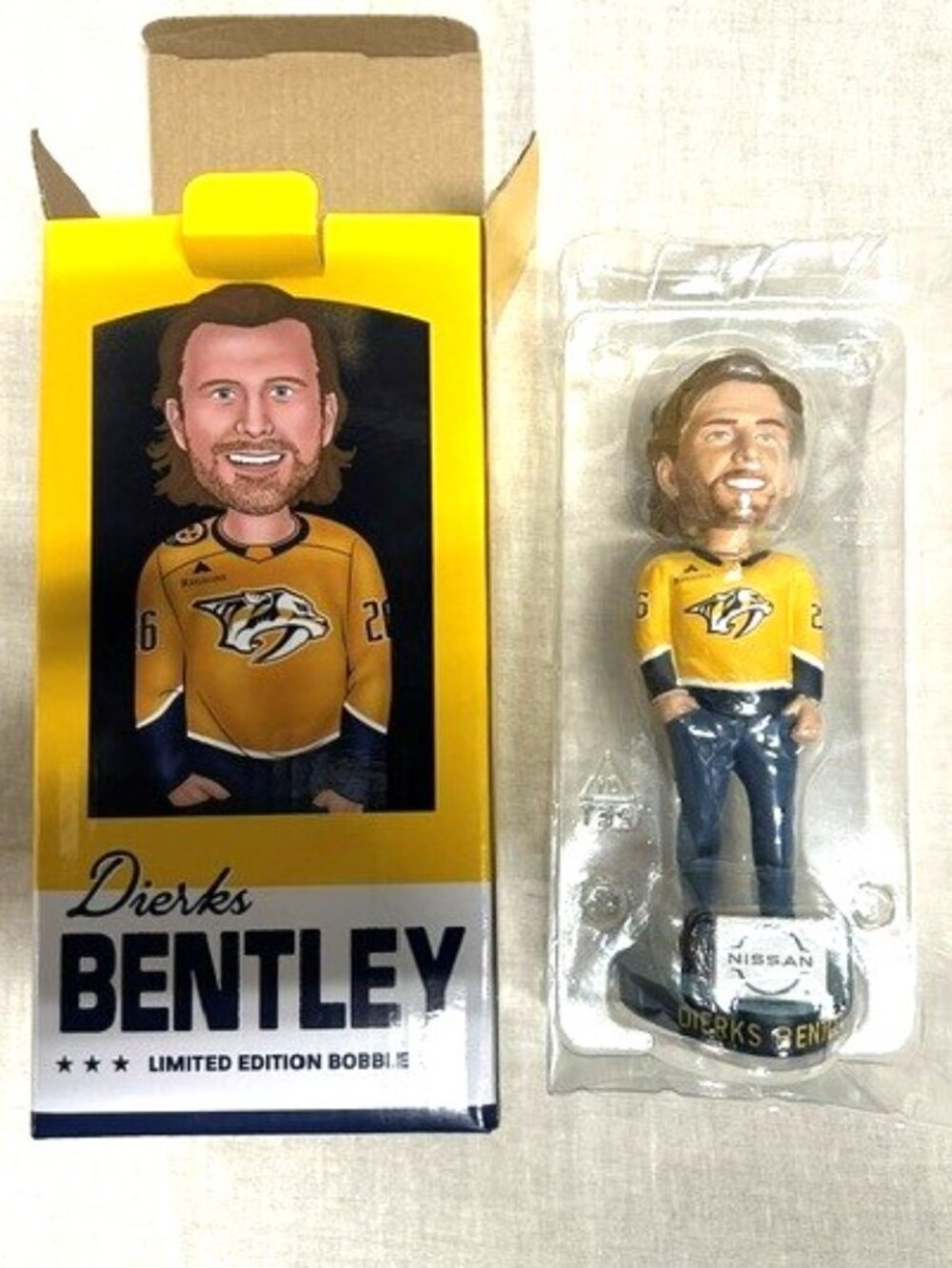 Dierks Bentley Nashville Predators Limited Edition Bobblehead NIB